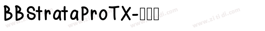BBStrataProTX字体转换