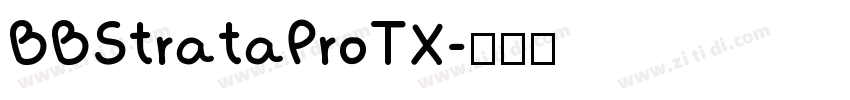 BBStrataProTX字体转换