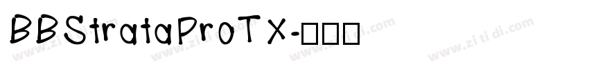 BBStrataProTX字体转换