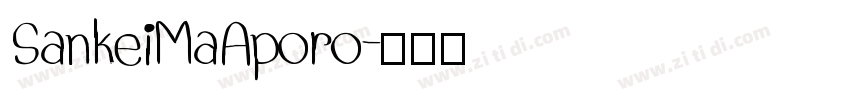 SankeiMaAporo字体转换