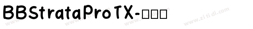 BBStrataProTX字体转换
