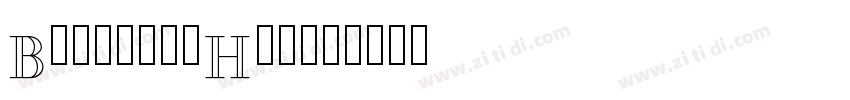 BordeauxHeavy字体转换
