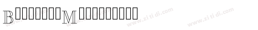 BordeauxMedium字体转换