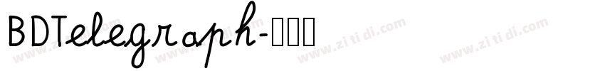BDTelegraph字体转换
