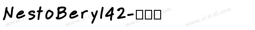 NestoBeryl42字体转换