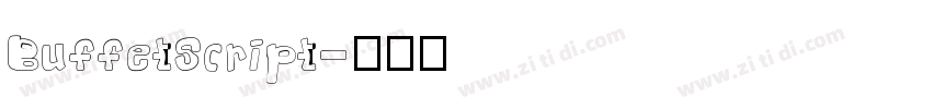 BuffetScript字体转换