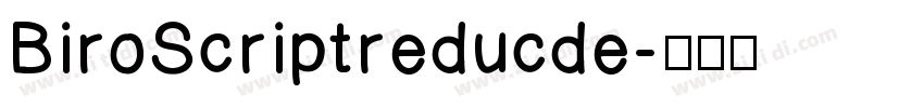 BiroScriptreducde字体转换