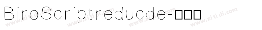 BiroScriptreducde字体转换