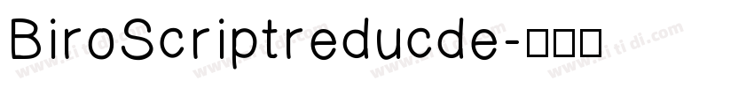 BiroScriptreducde字体转换