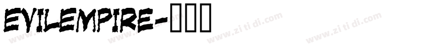 EvilEmpire字体转换