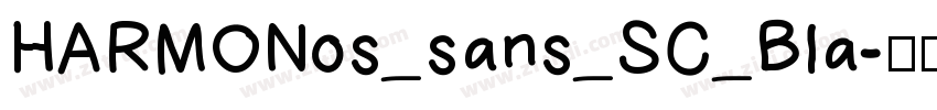 HARMONos_sans_SC_Bla字体转换