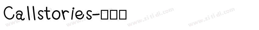 Callstories字体转换