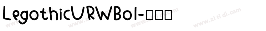 LegothicURWBol字体转换
