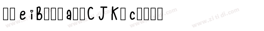 SweiBowSansCJKsc字体转换