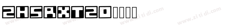 ZHSRXT20字体转换