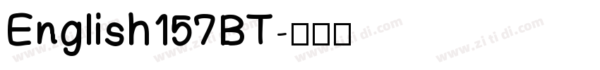 English157BT字体转换