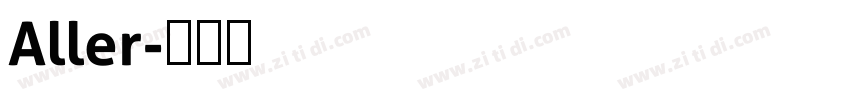 Aller字体转换