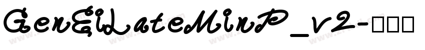 GenEiLateMinP_v2字体转换