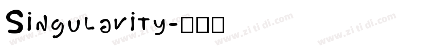 Singularity字体转换