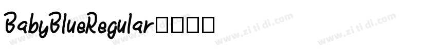BabyBlueRegular字体转换