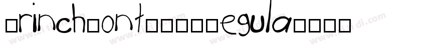 GrinchFont2020Regula字体转换