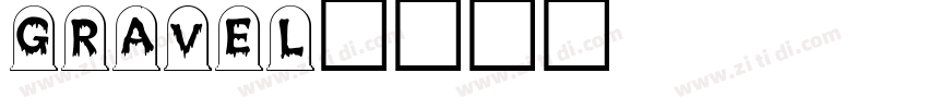 gravel字体转换