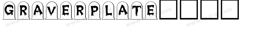 graverplate字体转换