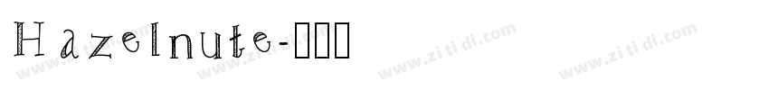 Hazelnute字体转换