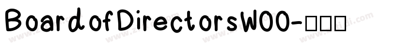 BoardofDirectorsW00字体转换