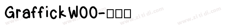 GraffickW00字体转换