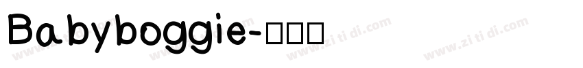 Babyboggie字体转换