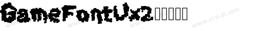 GameFontUx2英字体转换