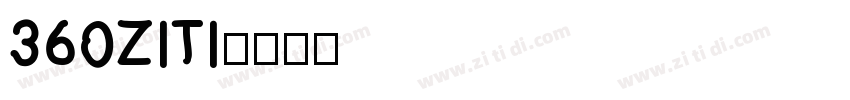 360ZITI字体转换