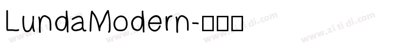 LundaModern字体转换
