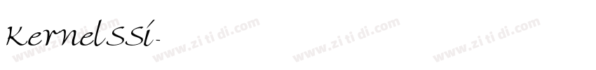 KernelSSi字体转换
