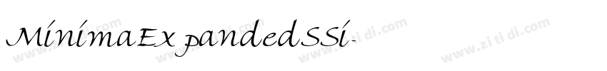 MinimaExpandedSSi字体转换 MinimaExpandedSSi字体转换