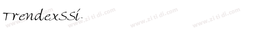 TrendexSSi字体转换