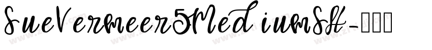 SueVermeer5MediumSH字体转换