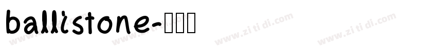 ballistone字体转换