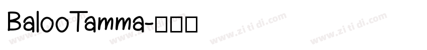 BalooTamma字体转换