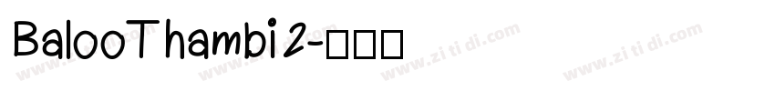 BalooThambi2字体转换
