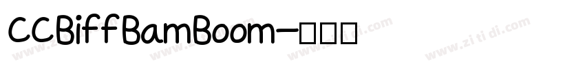 CCBiffBamBoom字体转换