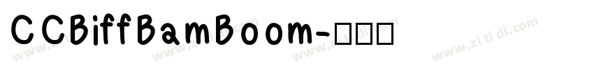 CCBiffBamBoom字体转换