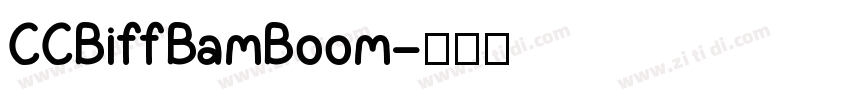 CCBiffBamBoom字体转换