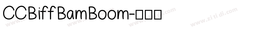 CCBiffBamBoom字体转换