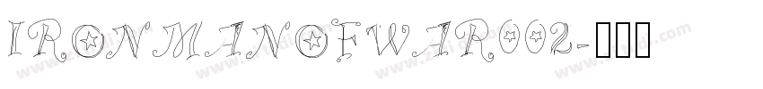IRONMANOFWAR002字体转换