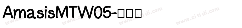 AmasisMTW05字体转换