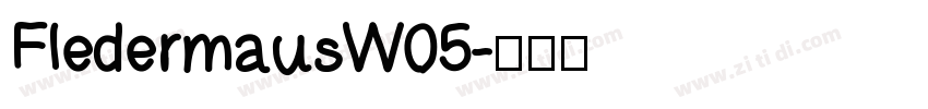 FledermausW05字体转换