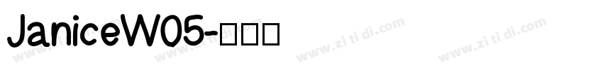 JaniceW05字体转换
