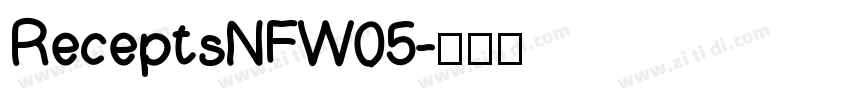ReceptsNFW05字体转换